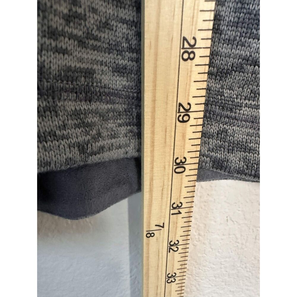 Lands End Fleece Cowl Neck Tunic Sweatshirt Womens Petite XL Grey Melange Cozy - Picture 5 of 7